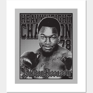Larry Holmes Black Posters and Art